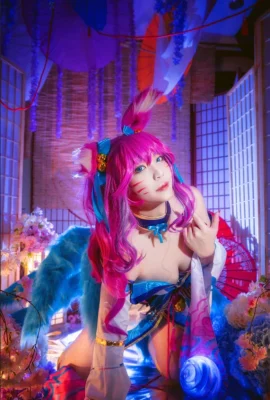 League of Legends Ahri Soul Lotus@Ah Fat suka makan, makan, makan, dan melambai (9 foto)