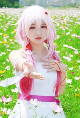 Xia Ningning-Guilty Crown COS Ekor Kuda Ganda dan Tiga Bungkus Berdoa ke Lautan Bunga