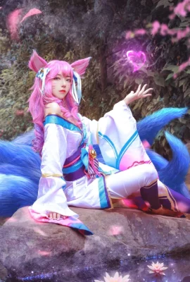 League of Legends Ahri Soul Lotus@Lazy Cancer Tahap Akhir_Cat Mata-chan (9 foto)