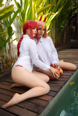 Caticorncosplay – Makima dan Power