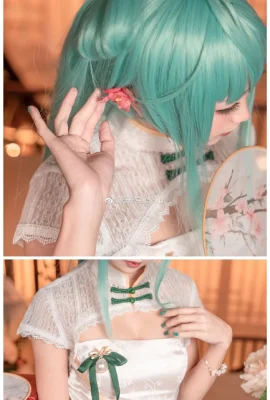 Hatsune Miku Shaohua@Nasubi Terong Hijau (9 foto)