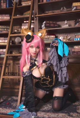 Fate/ExtraCCC Tamamo Mae Dark Magician.ver @__KETTOE (10 foto)