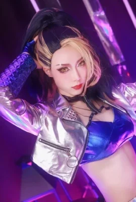 League of Legends Akali K/DA @阿九 telah mengembara (9 foto)