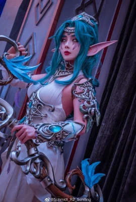 World of Warcraft Tyrande @肉肉热热子 (Foto: @Schmidt_R2_Schilling) (Pameran Tur Nasional World of Warcraft) (9 foto)