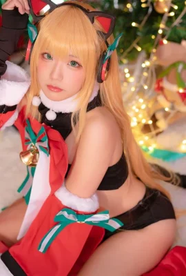 Gambar Cosplay kostum Natal TMP “Girls Frontline”[CN: Mime](12 foto)