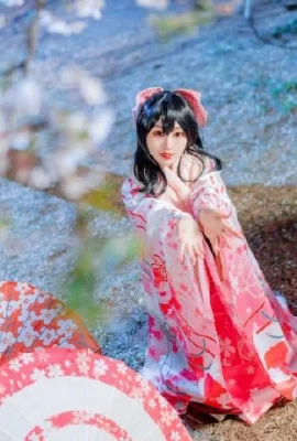 lovelive! Kimono bulan pertama Yazawa Nico belum terbangun @小黑草(9 foto)