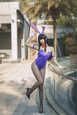 Cara mengembangkan pahlawan pejalan kaki Kasumigaoka Shiyu Bunny Girl@fenjiangjiangv (9 foto)