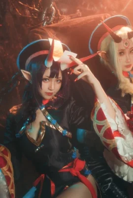 Zombi kecil FGO Shuten Doji: @Sevcat Cat Seven, Ibaraki Doji: @-PapaBigDevil- (9 foto)
