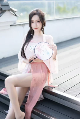 Kostum Pink Wang Xinyao Yanni Menyenangkan (100 Foto)