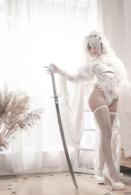 (chunmomooo) Pernikahan Bunga Putih NieR Automata (NieR Automata)