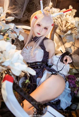 Gaun gelap Azur Lane Ayanami Yuzu cos cn nanas Kagero tipe nyonyoko (16 foto)