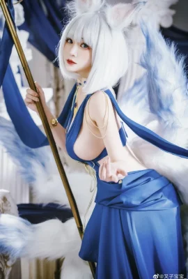 Gaun Azur Lane Kaga Luan cos Baiyu Fenghua cn garpu bayi (8 foto)
