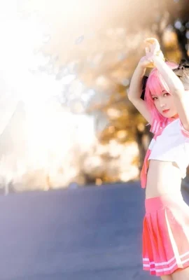 Coser Miss Junjunun Sexy Cos Collection Series Outdoor Sexy JK Uniform Cos Koleksi Pakaian Foto Menawan Seksi