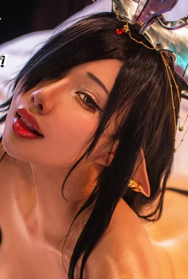 Amaneha HaneAme Black Beast?Wanita bangsawan diwarnai dalam Hakuho?Olga Cosplay