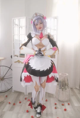 Hidori Rose Cosplay Noelle – Dampak Genshin