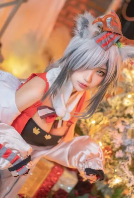 (Zhou Ji adalah kelinci yang lucu) Natal Black Arknights Schwarz