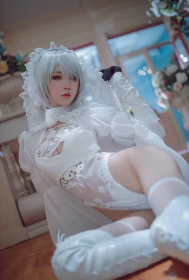 (Mizuin Aqua) 2B Versi Putih NieR_Automata NieR Automata