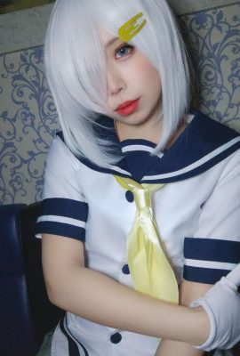 (Sakata Nyama) Hamakaze akan melakukan serangan mendadak! Kolaborasi Wa-san Kelinci Berenang Hamakaze (dengan gerakan)