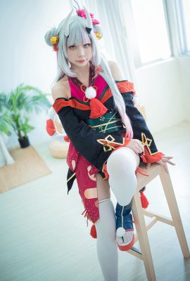 (Murasaki) Hyakki Ayame (kostum reguler & kaos peringatan 100 juta orang)