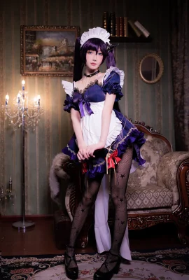 Abao juga merupakan gadis kelinci Cosplay Mona Maid