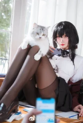 Azur Lane Wren Dafeng cos “Sweet Time After School” cn Guaxi Jiang (12 foto)