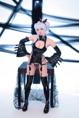 Bintang Cosplay Chichi Aqua Blue Setan Kecil