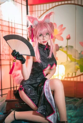 (Gulungan besar, gulungan kecil) Tamamo Vitch Raiden Gadis kelinci penggemar umum