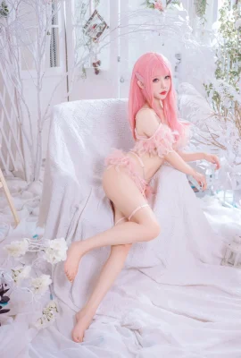 Pakaian dalam merah muda Cosplay Fairy Moon