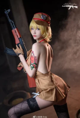 Cross Fire Fox Cos Kaki Panjang Sutra Hitam Menawan CN Qing Qingzi Ak (9 foto)