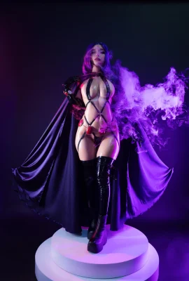 Set Pakaian Dalam Lateks Raven Umeko.J Cosplay.01