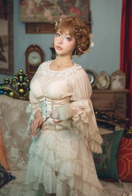 Network Beauty Yuuhui Yuhui Paris Spring Dream Tema Gaun Putih Sexy Semi -dew Warna Putih Seksi Pakaian Pakaian Dalam Foto Pencobaan Sempurna …