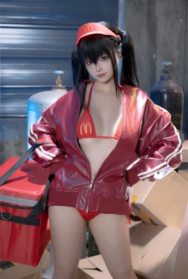 Anime Blogger Bodoh Momo Maimen Theme Private Sexy Red Seksi Pakaian Dalam Dengan Stoking Putih Memamerkan Kulitnya, Bokong Banting, dan Menggoda Foto -Foto Kakinya …