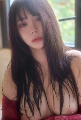 Korea Beauty Wuyo Burgundy Piyama Wet Photo (36 foto)