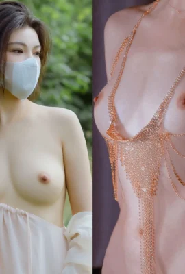 Keindahan yang indah dapat diekspos di dalam ruangan dan di luar ruangan! “Payudara Q-Stretched” seindah karya seni (63 foto)