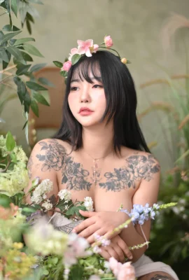 (Jeon Boyeon) Gadis cantik Korea memamerkan sosoknya yang cantik dan tidak bisa menahan godaan (55 foto)