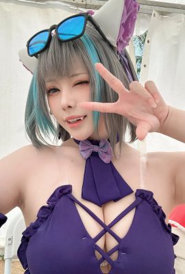 Penggemar babi konyol – Baju Renang Azur Lane Cheshire