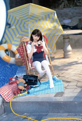 Tiktok Internet Celebrity Bangni Kontras Gadis Lucu Gadis Renang Baju Renang Tema Kolam Renang Sexy Dead Library Water Dew Bikini Tiga Tampilan Tubuh Panas Menggoda Foto 97p