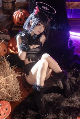 Ikan vektor dan benang halloween