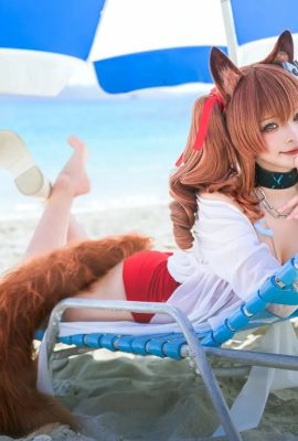 (Xian’er Sherry) Bahtera Besok Angelina – SWIMsuit cos アンジェリーナ 18p